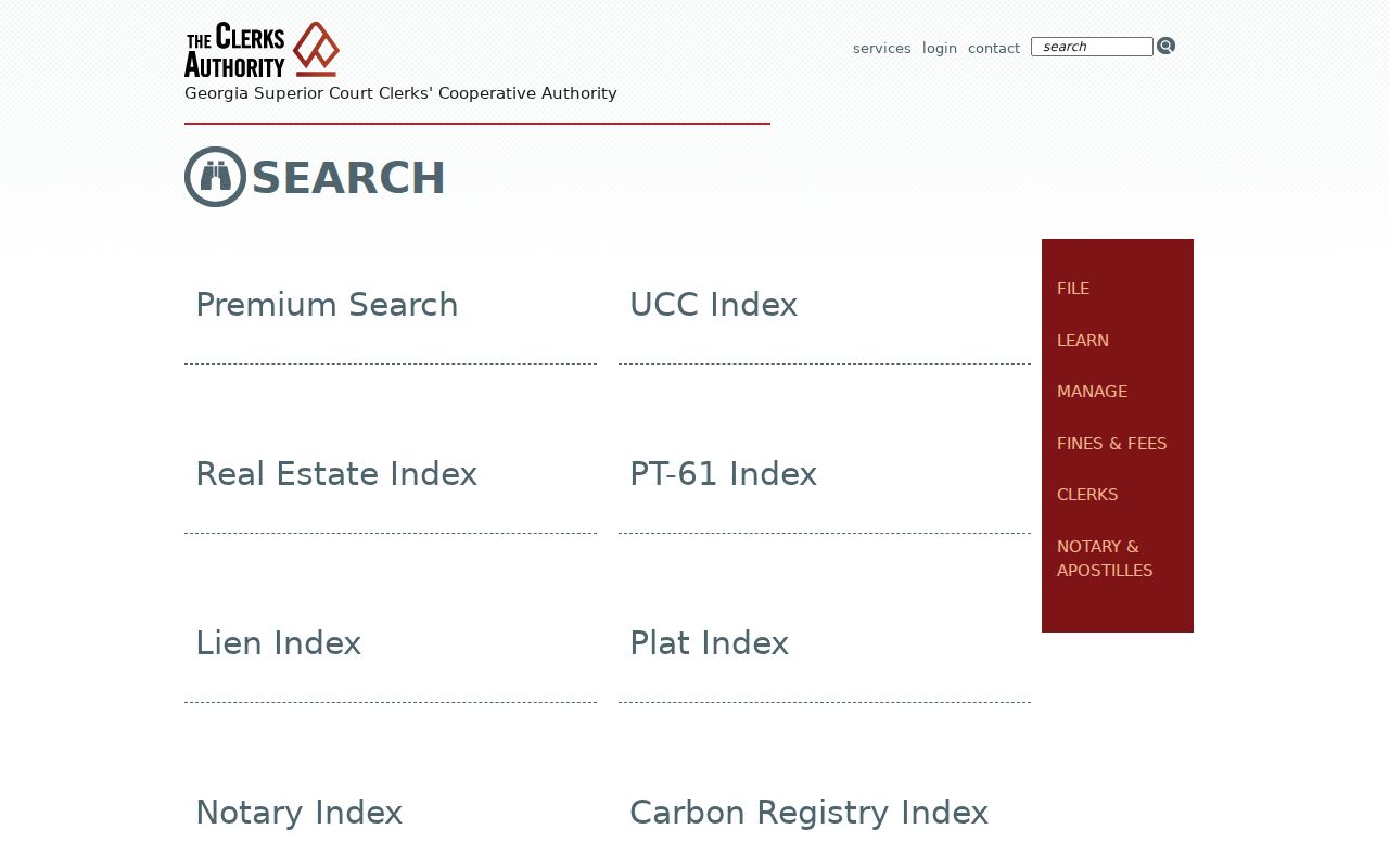 GSCCCA categories compared with Candler County case lookup