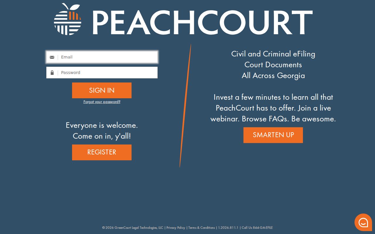 PeachCourt Candler County criminal docket login
