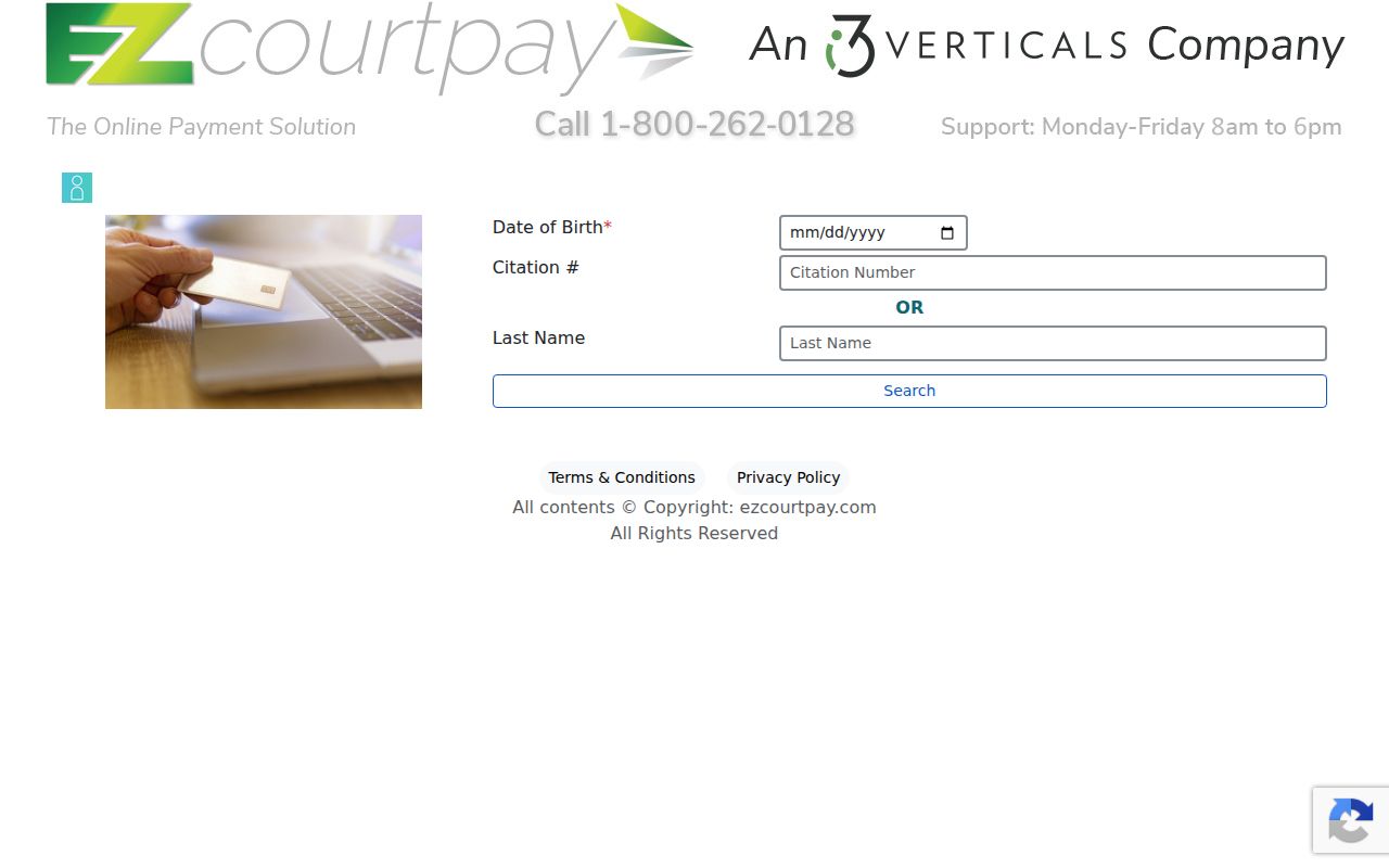 Candler County traffic tickets Metter EZCourtPay form